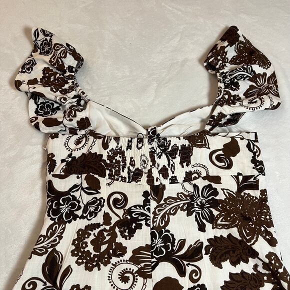 MINKPINK Amara Floral Mini Dress Size Medium NEW Vacation Party Festival Girly - Picture 9 of 12